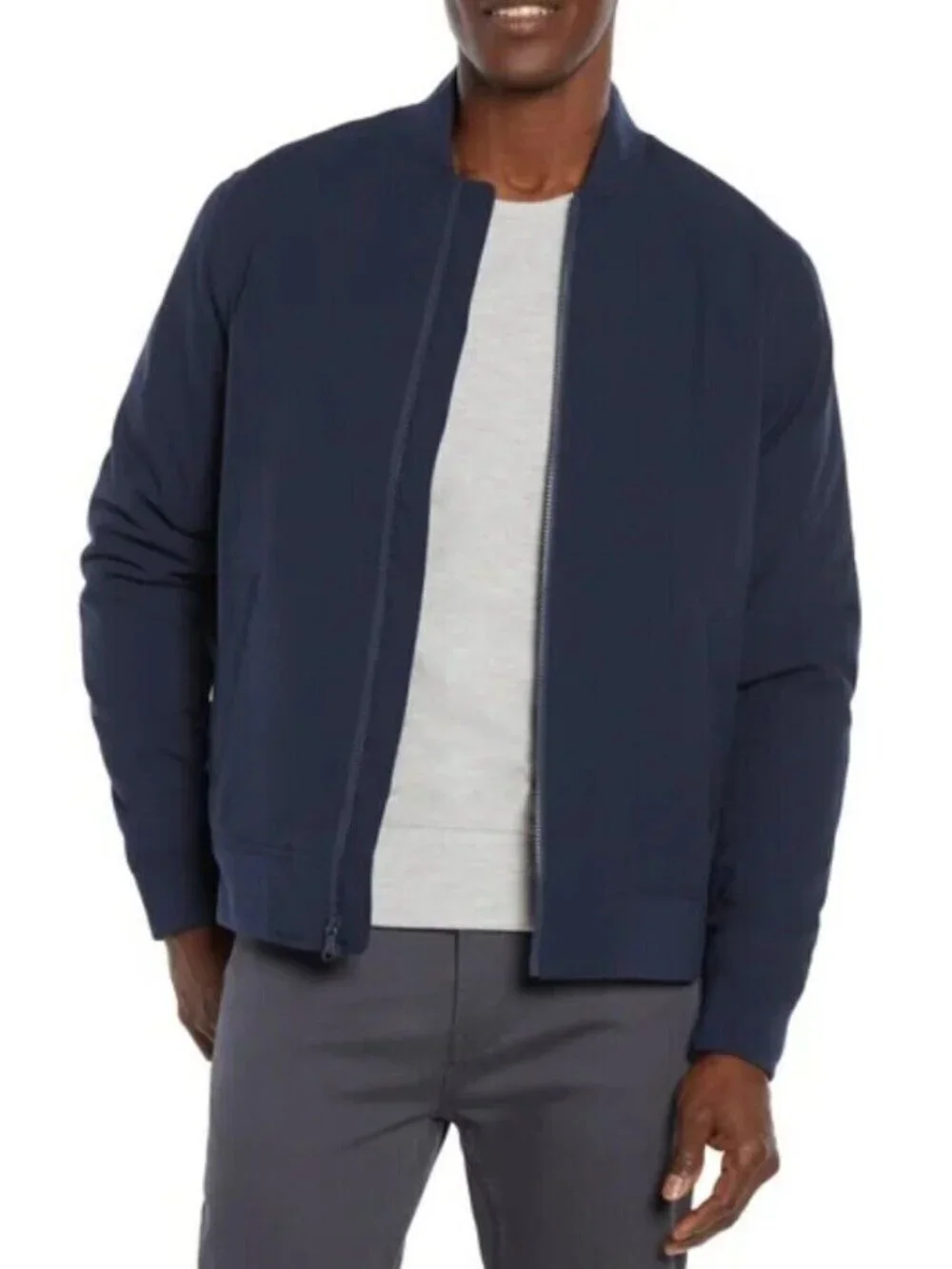 Banana Republic Navy Blue Men’s Bomber Jacket – Size  M